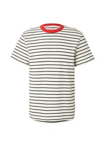 Mustang, Hommes T-Shirt 'Akron', rouge / noir / blanc cass&eacute;