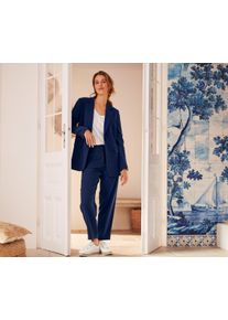 Tchibo - Webblazer - Damen - Gr. 44 - dunkelblau