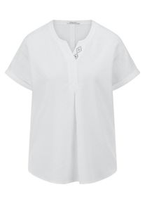 Peter Hahn - Long-Bluse, weiss, Gr. 36, Viskose