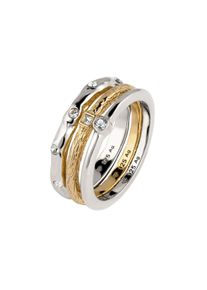 Elli Ring Damen Gr&ouml;&szlig;e 58 gold / silber