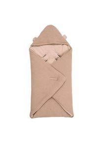 Avelia Einschlagdecke , Beige , Textil , F&uuml;llung: Polyester,Polyester , 100x110 cm , Oeko-Tex&reg; Standard 100 , Schlafen, Kuscheln & Schlafen, Schmusedecken