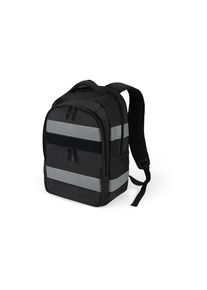 Dicota, Herren, Dicota Rucksack &raquo;Reflective 25 Liter &ndash; V2&laquo;, schwarz, B/H/T: 32cm x 45,5cm x 22cm, Klettfl&auml;che f&uuml;r individuelles Logo und/oder Namen (