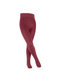 Falke, Herren, Falke Strickstrumpfhose &raquo;Family&laquo; atmungsaktiv, blickdicht, uni, ruby, 134/146, Kinderstrumpfhose von Falke
