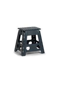 zeller Present, Tritthocker, anthrazit, B/H/T: 38,5 cm x 39 cm x 31,5 cm