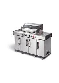 Enders, Gasgrill &raquo;Kansas II Pro 4 SIK Turbo&laquo;, silberfarben, B/H/T: 153 cm x 64 cm