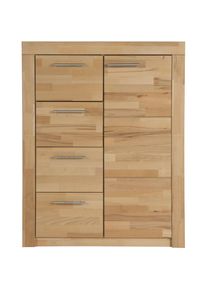 Vogl M&ouml;belfabrik, VOGL M&ouml;belfabrik Schuhkommode &raquo;Toronto&laquo; in 2 Breiten, teilmassiv, H&ouml;he 115 cm, Made in Germany, kernbuchefarben, kernbuche massiv, B