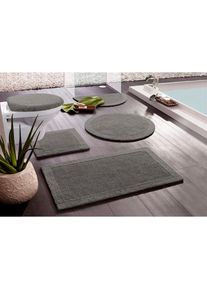 Goodproduct, GOODproduct Badematte &raquo;Kapra, Badvorleger, Badezimmer Teppich&laquo; H&ouml;he 14 mm beidseitig nutzbar fussbodenheizungsgeeignet strapazierf&auml;hig 