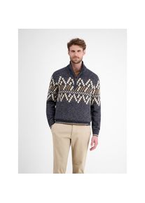 Lerros, Unisex, Lerros Norwegerpullover &raquo;Unisex-Troyer mit Norwegermuster&laquo;, classic navy, XL, Grafisch gestaltetes Norwegermuster