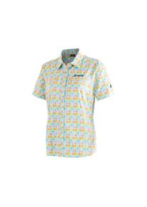 Maier Sports, Unisex, Outdoorbluse &raquo;Kendra S/S W&laquo; Unisex Kurzarmbluse, pflegeleichte Karobluse, mehrfarbig, 40, Kurzarmbluse mit Webkaro f&uuml;r 