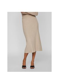 Vila, Unisex, Strickrock &raquo;VICOMFY A-LINE KNIT SKIRT- NOOS&laquo;, natural melange, S (36), Klassischer Strickrock von Vila