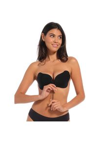 MAGIC BODYFASHION, Unisex, MAGIC BODYFASHION Klebe-BH &raquo;Va-Va-Voom Bra&laquo; vorn mit Schn&uuml;rung, schwarz, Cup E, R&uuml;ckenfreier, tr&auml;gerloser und 