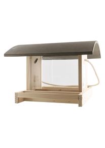 Jelmoli Vogelhaus &raquo;Eric Schweizer Stockhorn&laquo; Holzart: Pappel, Tanne (Schweiz), braun, B/H/T: 24 cm x 23 cm x 17,5 cm