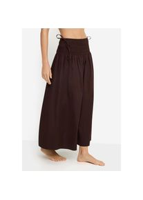 Lscn By Lascana, Unisex, LSCN by LASCANA Maxirock, schwarz braun, 36, Langer Rock aus Webware