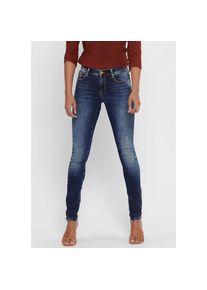 Only, Unisex, Only Skinny-fit-Jeans &raquo;ONLSHAPE REG SK DNM REA4488&laquo;, dunkelblau denim, 25, L&auml;nge 32, Skinny-fit-Jeans mit Regular Waist f&uuml;r eine 