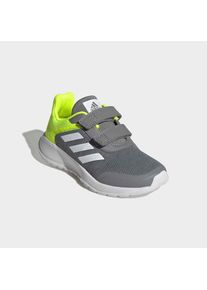 adidas Sportswear, Unisex, adidas Sportswear Sneaker &raquo;TENSAUR RUN&laquo; mit Klettverschluss, f&uuml;r Jugendliche, grau three, cloud wei&szlig;, lucid lemon, 29, Ein 