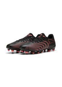 Puma, Unisex, Puma Fussballschuh &raquo;FUTURE 9 PLAY FG/AG&laquo; f&uuml;r Rasenpl&auml;tze, mit Synthetik-Obermaterial, mit Schn&uuml;rung, Puma schwarz, glowing rot, strong 