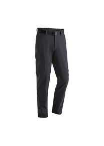 Maier Sports, Unisex, Funktionshose &raquo;Torid slim zip&laquo; Unisex Wanderhose, zipp-off Outdoor-Hose, 4 Taschen, Slim Fit, schwarz, 25, Kurzgr&ouml;ssen, Zipp off
