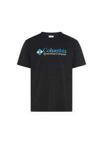 Columbia, Herren, T-Shirt &raquo;CSC BASIC LOGO SHORT SLEEVE&laquo; kurze &Auml;rmel, sportlicher Stil, f&uuml;r Wandern und Trekking, schwarz, csc retro logo, L, T-Shirt 
