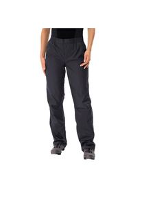 Vaude, Unisex, Vaude Fahrradhose &raquo;WOMEN'S DROP PANTS II&laquo; aus Polyester, mit Reissverschluss, atmungsaktiv, regenschutz, schwarz, schwarz, 46, N-Gr, 
