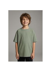 name it, Herren, T-Shirt &raquo;NKMVOBBO SS NREG TOP NOOS&laquo; loose fit mit leicht &uuml;berschnittenen Schultern, shadow, 146/152, Shirt von name it f&uuml;r Jungen