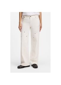 Hugo Blue, Unisex, HUGO Blue Weite Jeans &raquo;Gamala&laquo; Mid Rise, Baggy, natural 102, 29, L&auml;nge 34, Jeans von HUGO Blue Womenswear