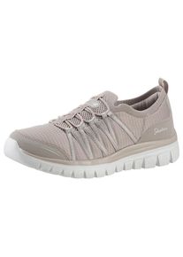 Skechers, Unisex, Slip-On Sneaker &raquo;GRACEFUL-SOFT SOUL&laquo; mit Memory Foam Ausstattung, taupe, 37, Sportiver Skechers Sneaker in veganer Verarbeitung
