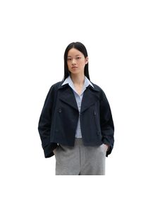 Marc O'Polo Marc O'polo, Unisex, Marc O'Polo Kurzjacke Trenchjacke relaxed aus Organic Cotton-Twill, deep night blau, 40, Trenchjacke von Marc O'Polo