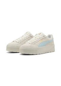 Puma, Unisex, PUMA Sneaker &raquo;KARMEN II&laquo; mit markanter Plateausohle, robuste Gummilaufsohle, warm wei&szlig;, fresh water, 38,5, Sneaker mit markanter 