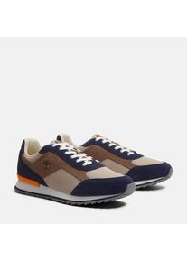 Timberland, Herren, Sneaker &raquo;SCOUT HEIGHTS LOW LACE UP SNEAKER&laquo;, ltbeimeshwdkblu, 41,5, Stylischer Sneaker von Timberland mit Schn&uuml;rung