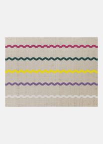 Paillasson lavable au motif graphique en beige50x150 cm, Couleur/Motif: &eacute;cru/multicolore ray&eacute;, bonprix