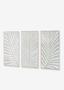 Lot de 3 d&eacute;corations murales en marron60x30 cm, Couleur/Motif: marron clair/cr&egrave;me, bonprix