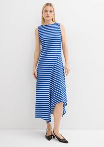 Maxikleid mit asymmetrischem Saum in blau, Gr&ouml;sse 36/38 (S), bonprix