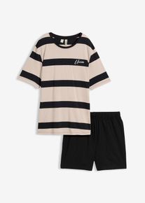 Shorty aus Baumwolle in grau, Gr&ouml;sse 52/54 (L), 100% Baumwolle, bonprix