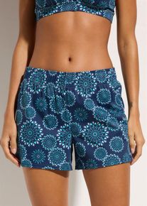 Badeshorts mit integrierter Bikinihose in blau, Gr&ouml;sse 52, bonprix