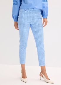7/8-Stretch-Hose aus Bengalin in blau, Gr&ouml;sse 44, bonprix