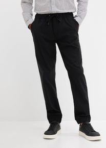 Relaxed Fit Schlupfhose Straight in schwarz, Gr&ouml;sse 58, bonprix