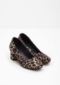 Pumps im Animallook in beige, Gr&ouml;sse 39, bonprix