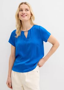 Tunika aus feinem Satin in blau, Gr&ouml;sse 40, bonprix