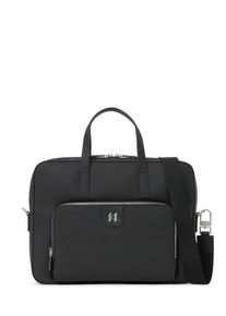 K by KARL LAGERFELD Karl Lagerfeld Tasche ' Aktentasche aus Leder mit K/Monogram ' Herren Gr&ouml;&szlig;e One Size schwarz