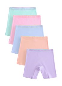 next Boxershorts M&auml;dchen Gr&ouml;&szlig;e 116 hellblau / mint / lila / apricot / hellpink