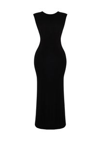 Trendyol Abendkleid Damen Gr&ouml;&szlig;e 40 schwarz Winterkleid