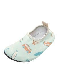 Playshoes Badeschuh Jungen Gr&ouml;&szlig;e 26/27 creme / t&uuml;rkis / azur / orange