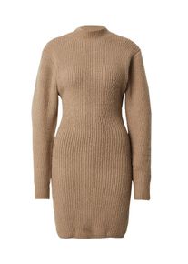 NLY by Nelly, Femmes Robes en maille, camel