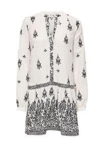 Only, Femmes Robe 'ONLALMA', noir / blanc cass&eacute;