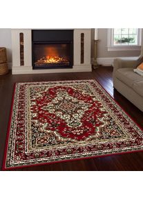 Goodproduct, GOODproduct Teppich &raquo;Oriental, Made in Belgium&laquo; rechteckig 7 mm H&ouml;he Orient-Optik, mit Bord&uuml;re, Teppich, Kurzflor, Weich, Kundenliebling,