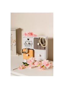 My Flair, My Flair Kommode &raquo;Filiz&laquo; mit 4 Schubladen, wei&szlig;, MDF, B/H/T: 20 cm x 10 cm x 22 cm