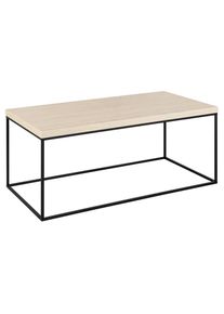 AC Design, AC Design Couchtisch &raquo;Barossa, Wohnzimmertisch, Sofatisch, Steinoptik, rechteckig&laquo; Moderner Scandi-Stil, schwarze Stahlgestell, Mehrere 