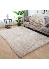 Goodproduct, GOODproduct Hochflor-Teppich &raquo;Micro Shaggy, aus weicher Mikrofaser&laquo; rechteckig 53 mm H&ouml;he weich, flauschig, Uni-Farben, Wohnzimmer, 