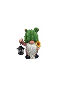 Ackerman Gartenfigur &raquo;Dameco Gartenwichtel Kaktus mit Laterne 21 x28 x39.5 cm&laquo;, mehrfarbig