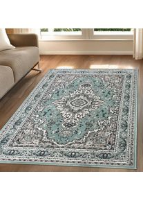 Goodproduct, GOODproduct Teppich &raquo;Oriental, Made in Belgium&laquo; rechteckig 7 mm H&ouml;he Orient-Optik, mit Bord&uuml;re, Teppich, Kurzflor, Weich, Kundenliebling,